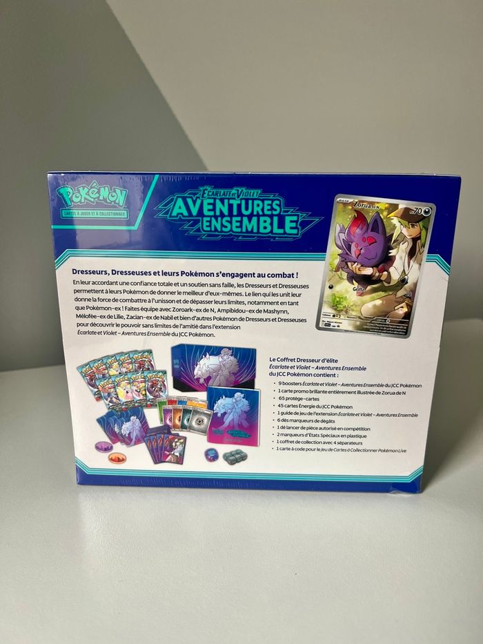 Coffret dresseur d’élite etb aventures ensemble ev09 ev9 cartes Pokémon - photo numéro 2