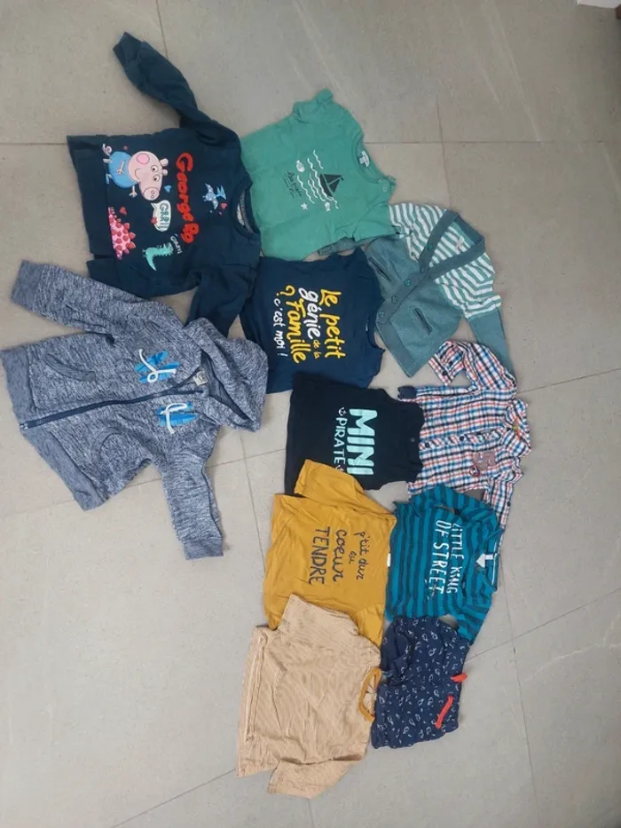 Lot de vêtements garçon 18 mois