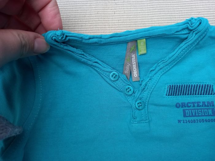T-shirt longues manches Orchestra 6mois 67cm - photo numéro 2