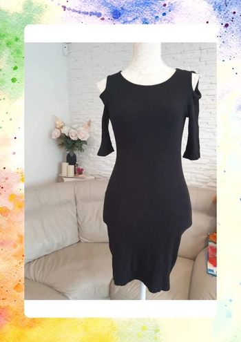 Robe noire mango taille XS 34