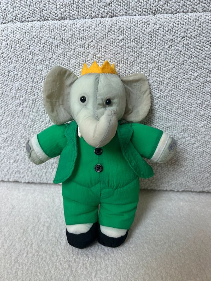 Peluche babar en nylon