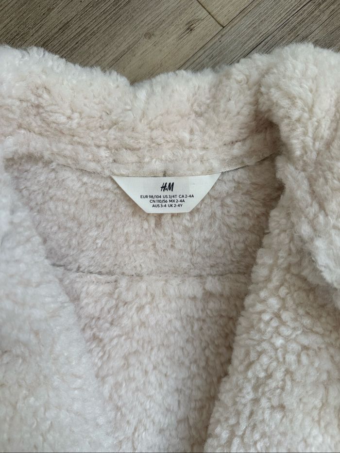 Perfecto fourrée argenté h&m 2/4 ans fille - photo numéro 4