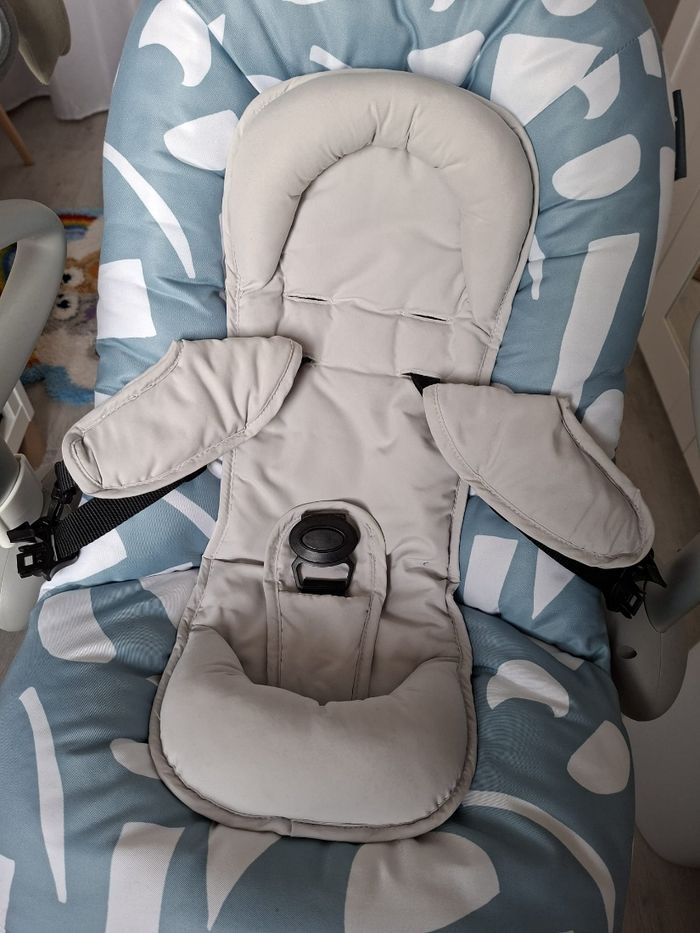 Transat Bébé BÉABA modèle Up Down V4 Childline Stone Blue - photo numéro 6