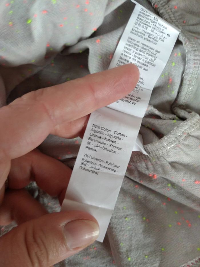 Robe courte ou tunique manches courtes Fille 9 mois Couronne Cœur oiseau Orchestra - photo numéro 10