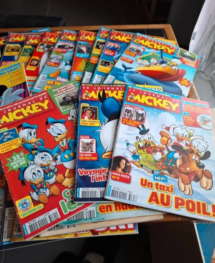 Lot magazines le journal de mickey - photo numéro 2