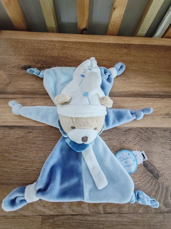 Ours bleu doudou et compagnie