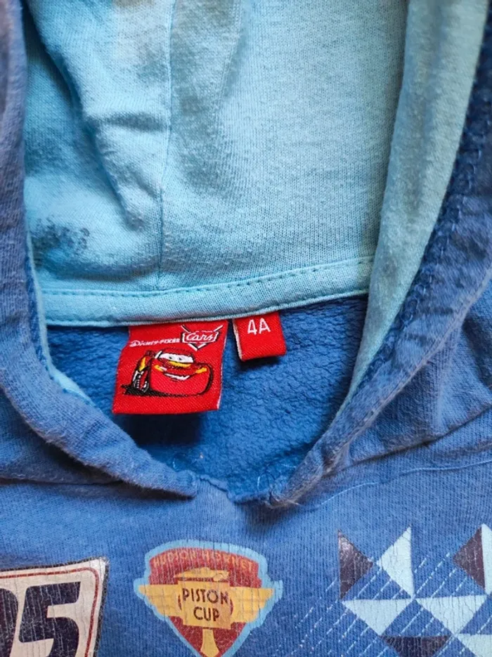 Sweat à capuche cars 4 ans - photo numéro 5