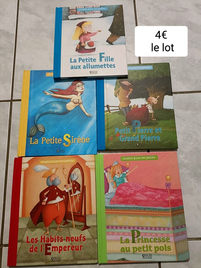 5 livres contes pour les petits