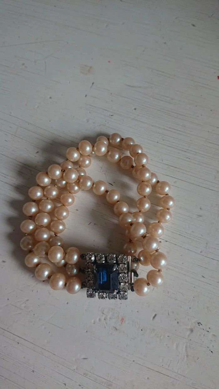 Bracelet perles vintage annees 70