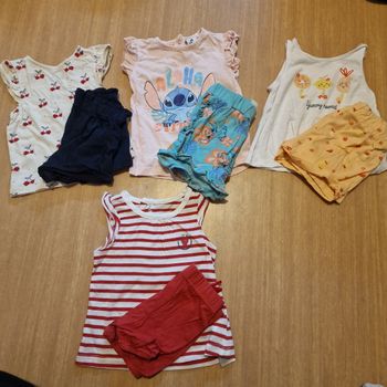 Lot vêtements bébé fille