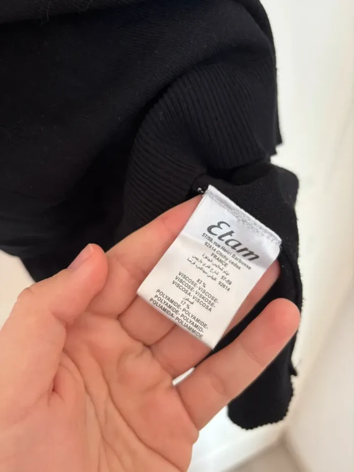 Robe noire moulante Etam Taille XS - photo numéro 6