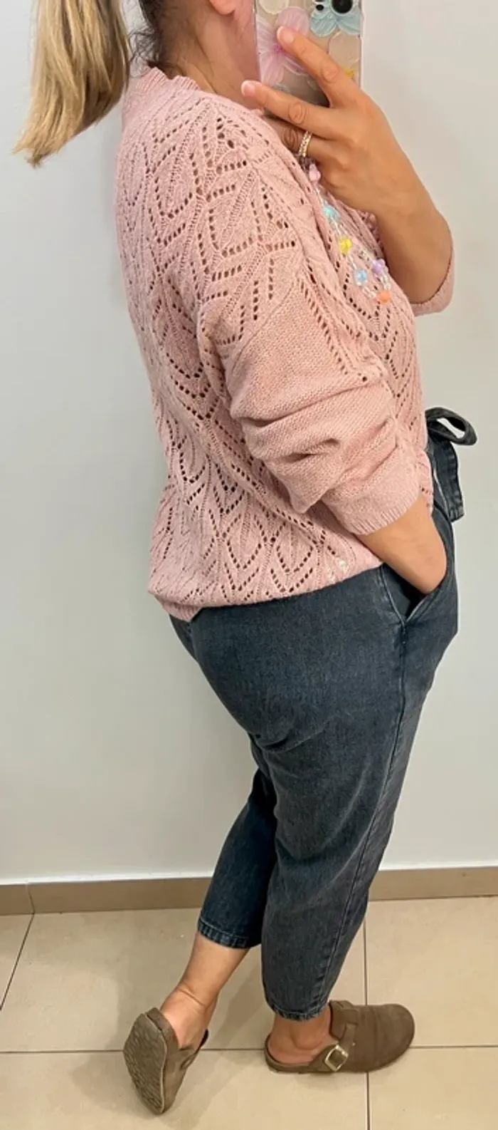 Pull Maille Ajourée  157 - photo numéro 5