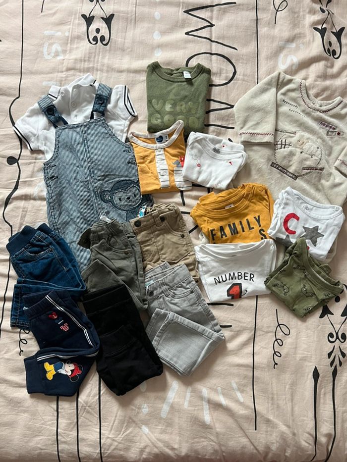 Gros lot vêtements garçon 6 mois