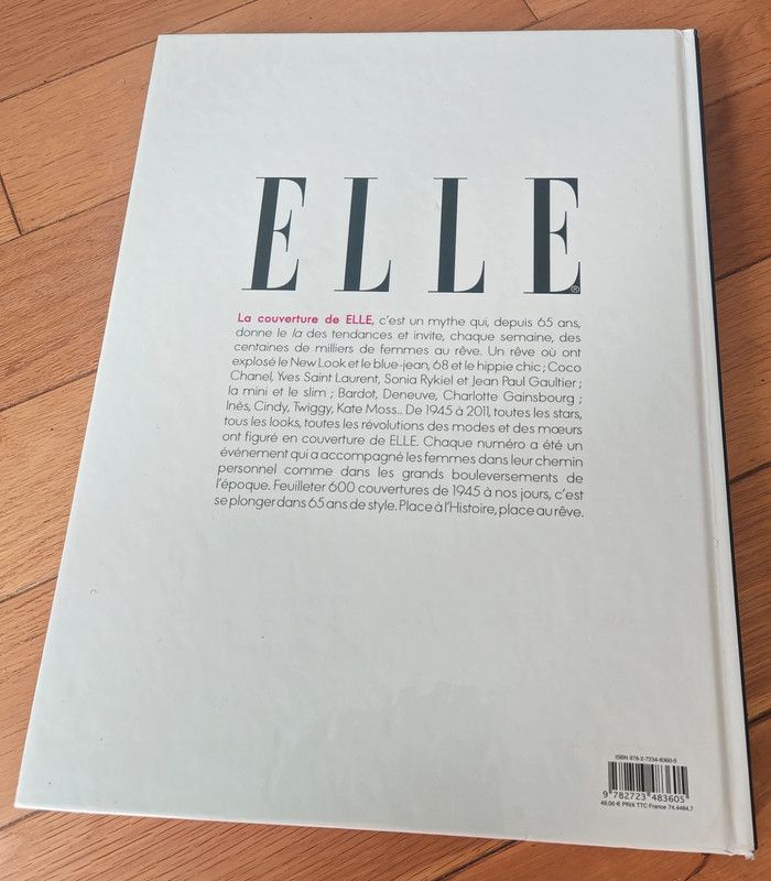 Livre "ELLE Mode – 600 couvertures de 1945 à nos jours" Histoire du style, iconographie - photo numéro 2
