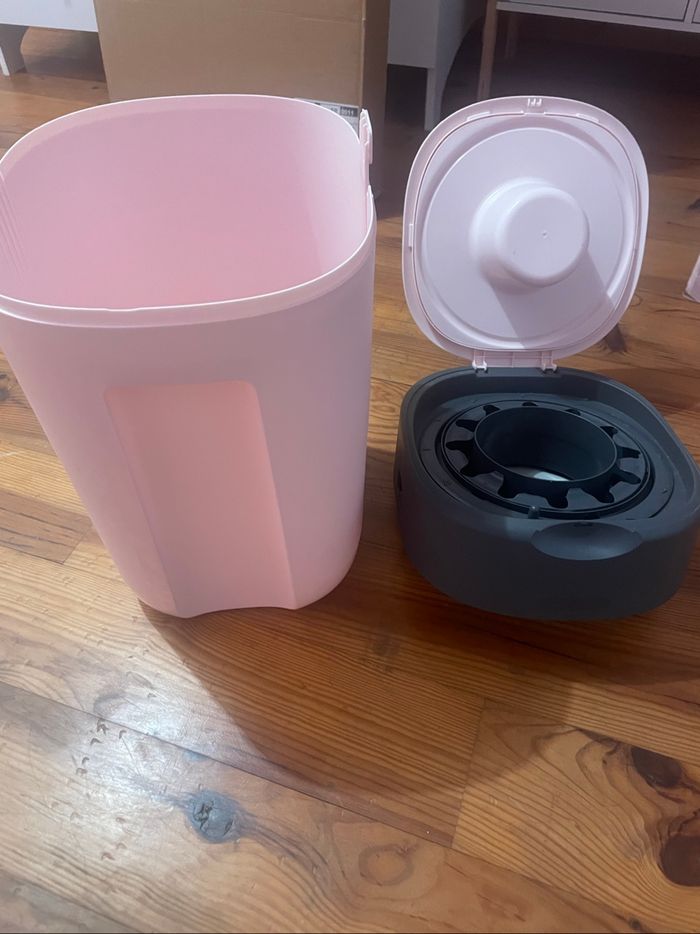 Poubelle Tommee Tippee Twist&Click rose - photo numéro 3