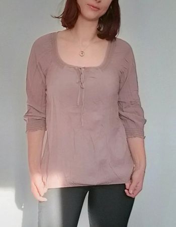 Blouse casual romantique taille unique