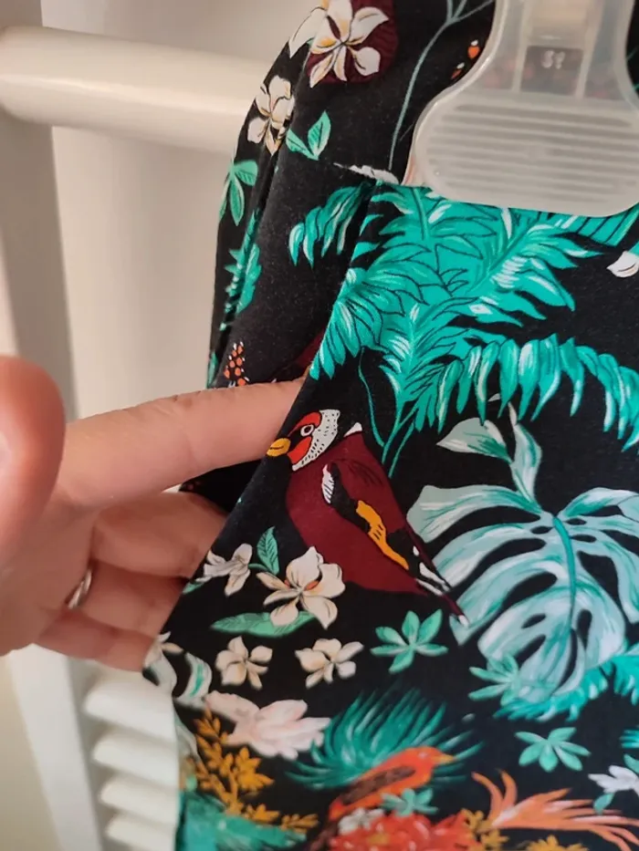 Pantalon palazzo fleuri s/m - photo numéro 8