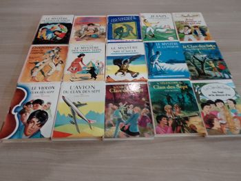 Lot de 15 livres, bibliothèque rose, Le mystère ect.(8)