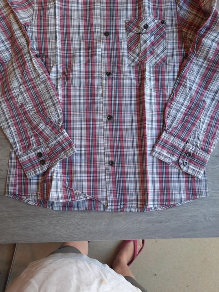 Chemise manches longues à capuche fille 12 ans - photo numéro 4