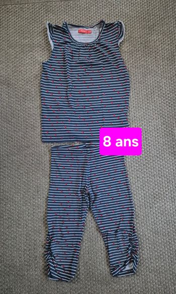 Ensemble pyjama été fille - 8 ans
