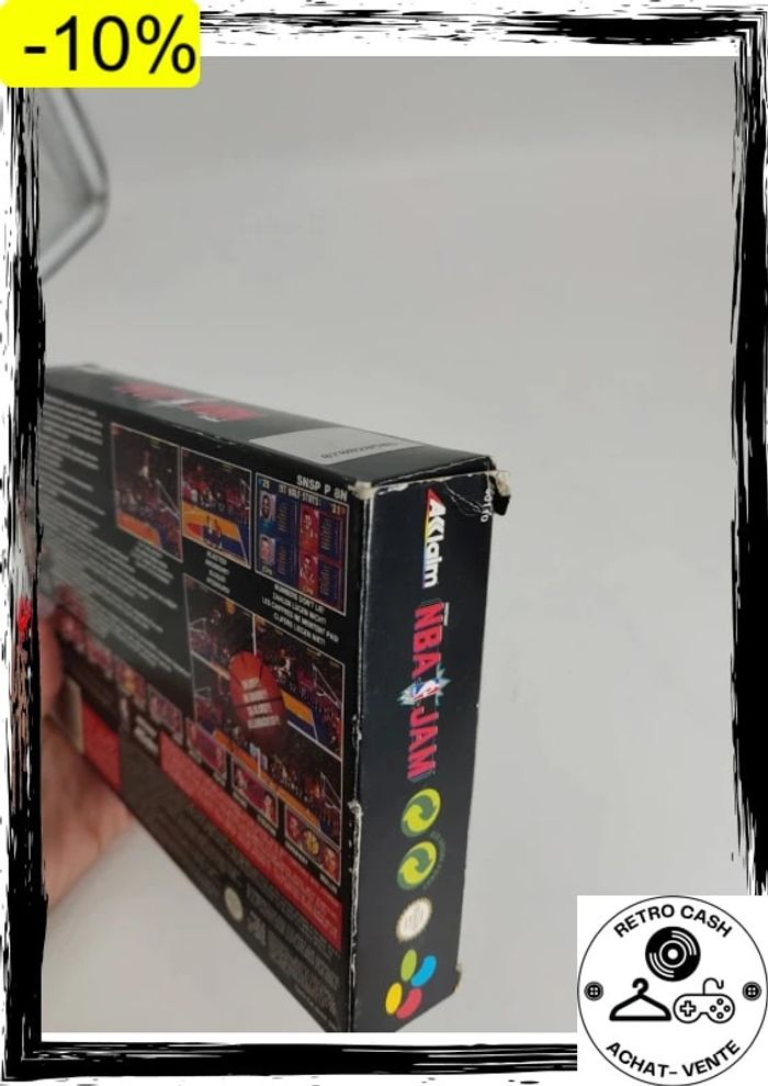 NBA Jam PAL Super Nintendo fah complet snes - photo numéro 12