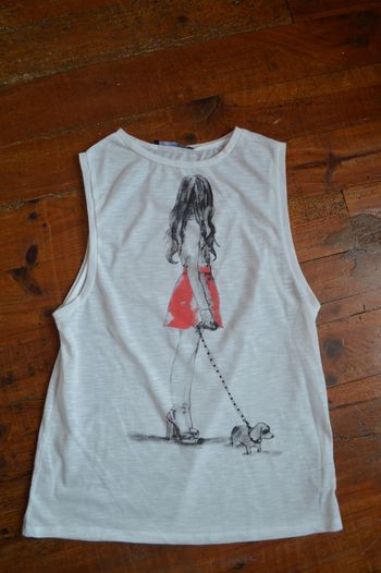 Tee shirt manches courtes fille atmosphere 34 / XS