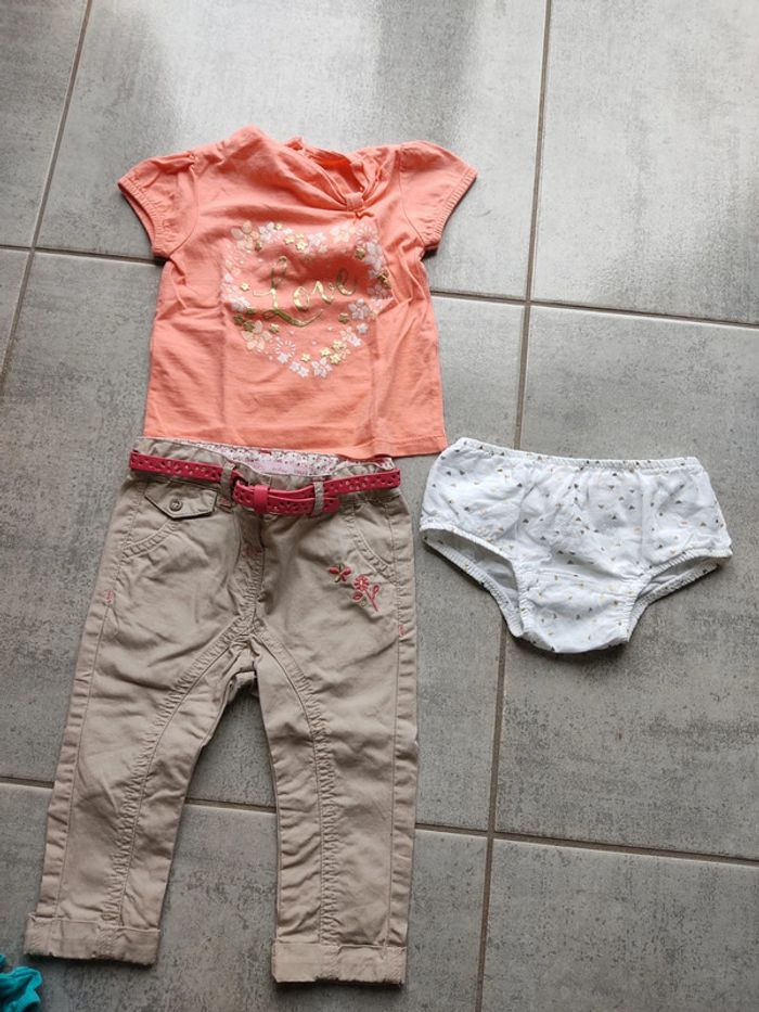 Ensemble 3 pièces pour le printemps 12 mois