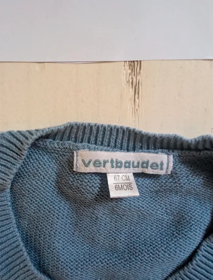 Gilet fin bébé garçon 6 mois - photo numéro 2