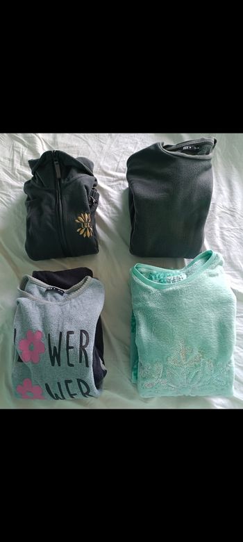 Lot de pyjamas chauds hiver fille en 13-14 ans