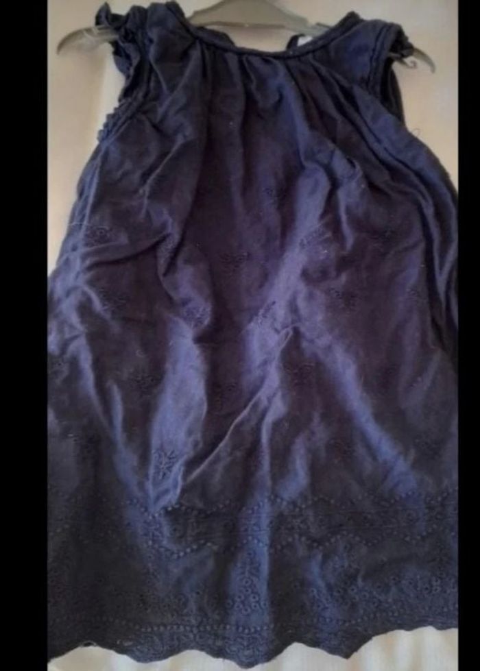 Robe bleu marine 6/9 mois