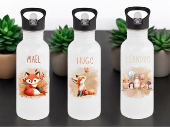 Gourde à bec pour enfants/bébés personnalisée