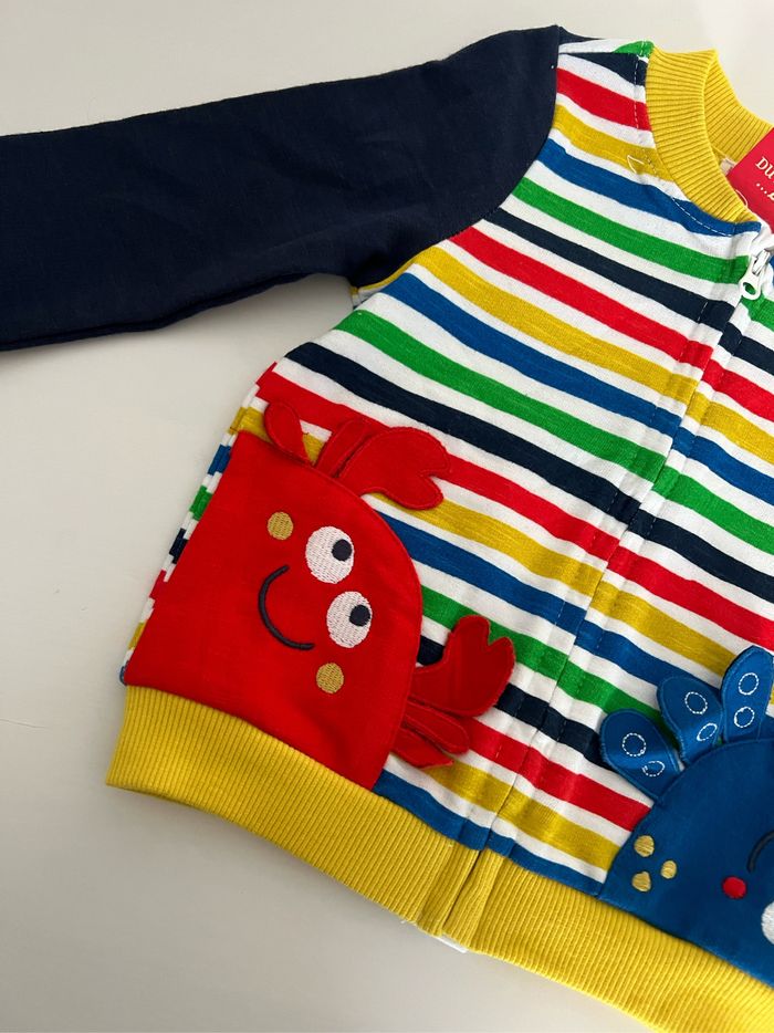 Gilet à rayures multicolores DPAM - photo numéro 2