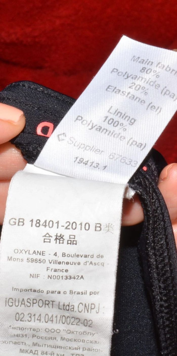 ensemble maillot de bain noir 2 pièces taille S/M 85B - photo numéro 4