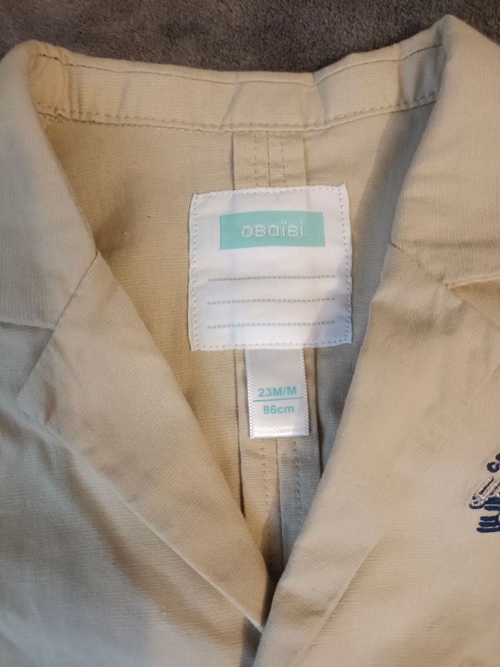 Veste enfant Obaïbi beige – 23 mois (avec petit défaut) - photo numéro 2