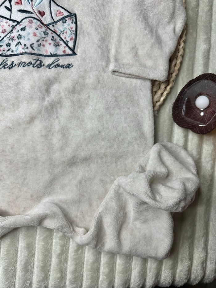 Pyjama Gémo 9 mois en velours - photo numéro 5