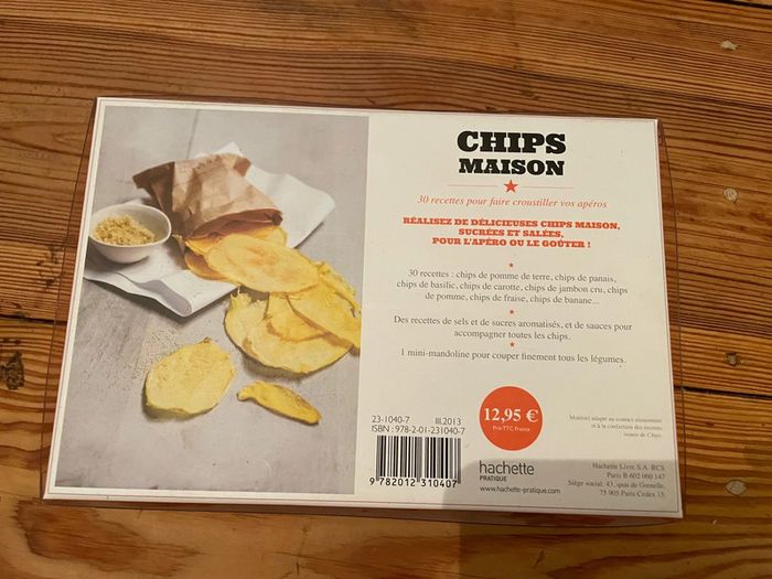 Coffret livre chips maison - photo numéro 2