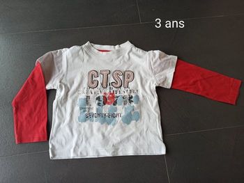 Tee shirt manches longues 3 ans