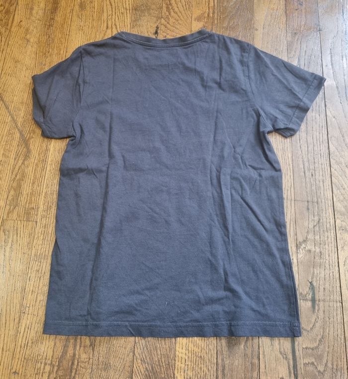 t-shirt gris foncé nky manche courte taille 10 ans - photo numéro 3