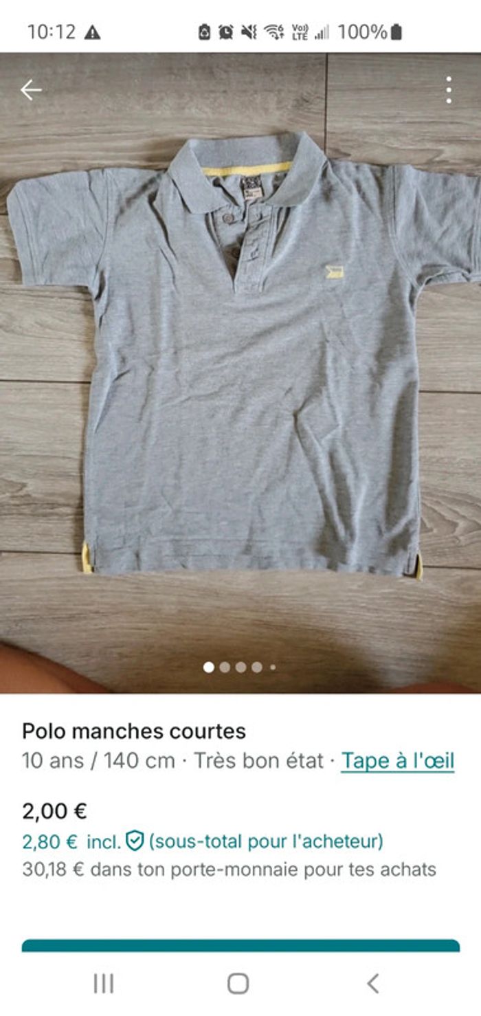 Lot 11 t shirts et polos manches courtes - photo numéro 7