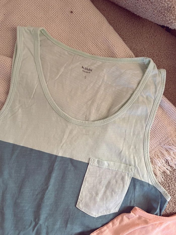 Lot de 2 débardeurs homme pastels kiabi - photo numéro 3