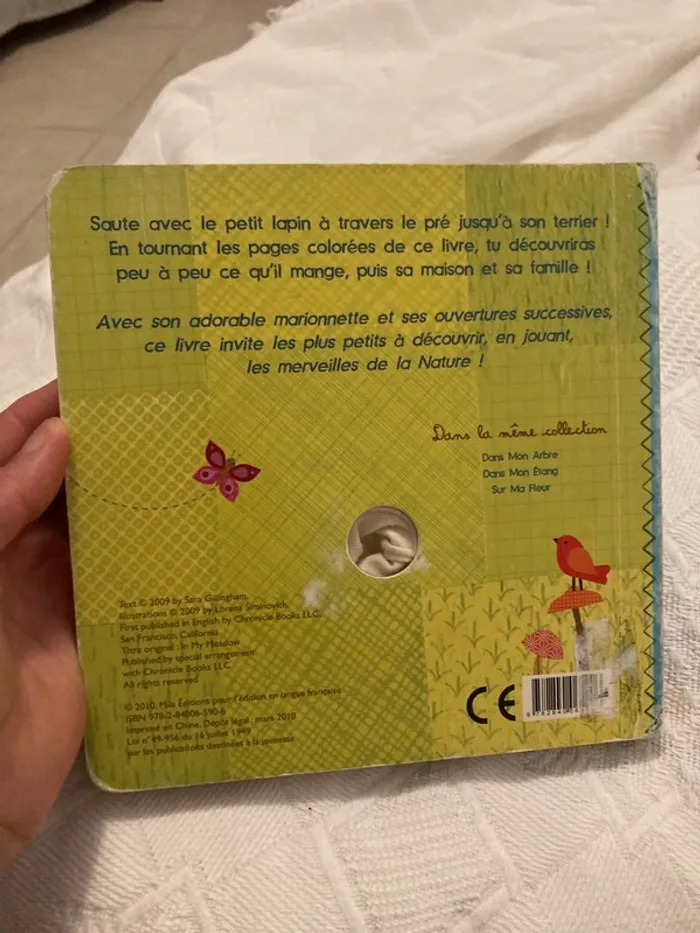 livre lapin marionnette - photo numéro 3