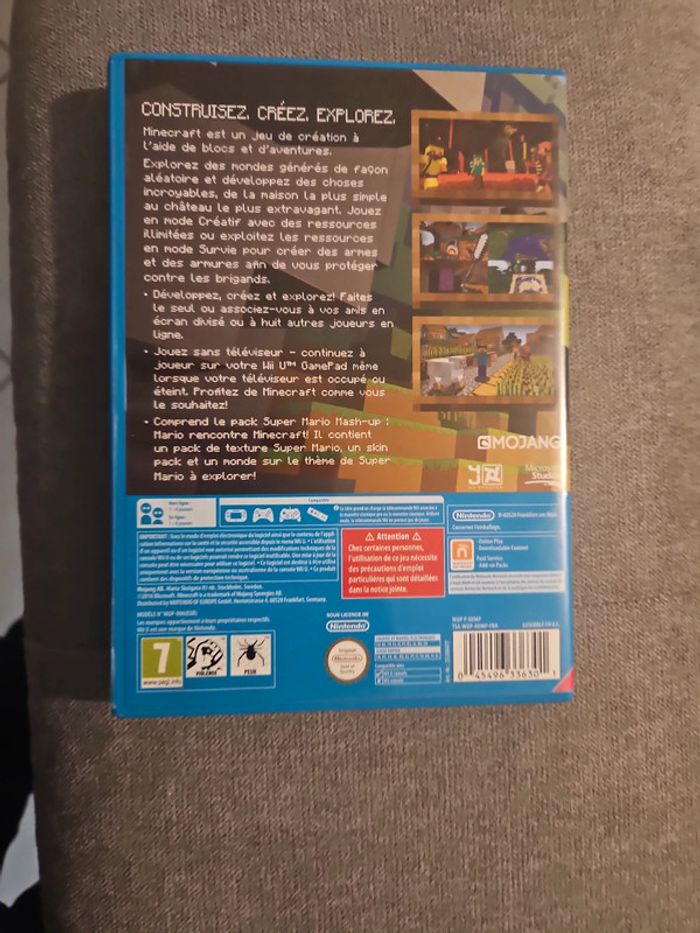 minecraft Nintendo wii u - photo numéro 3