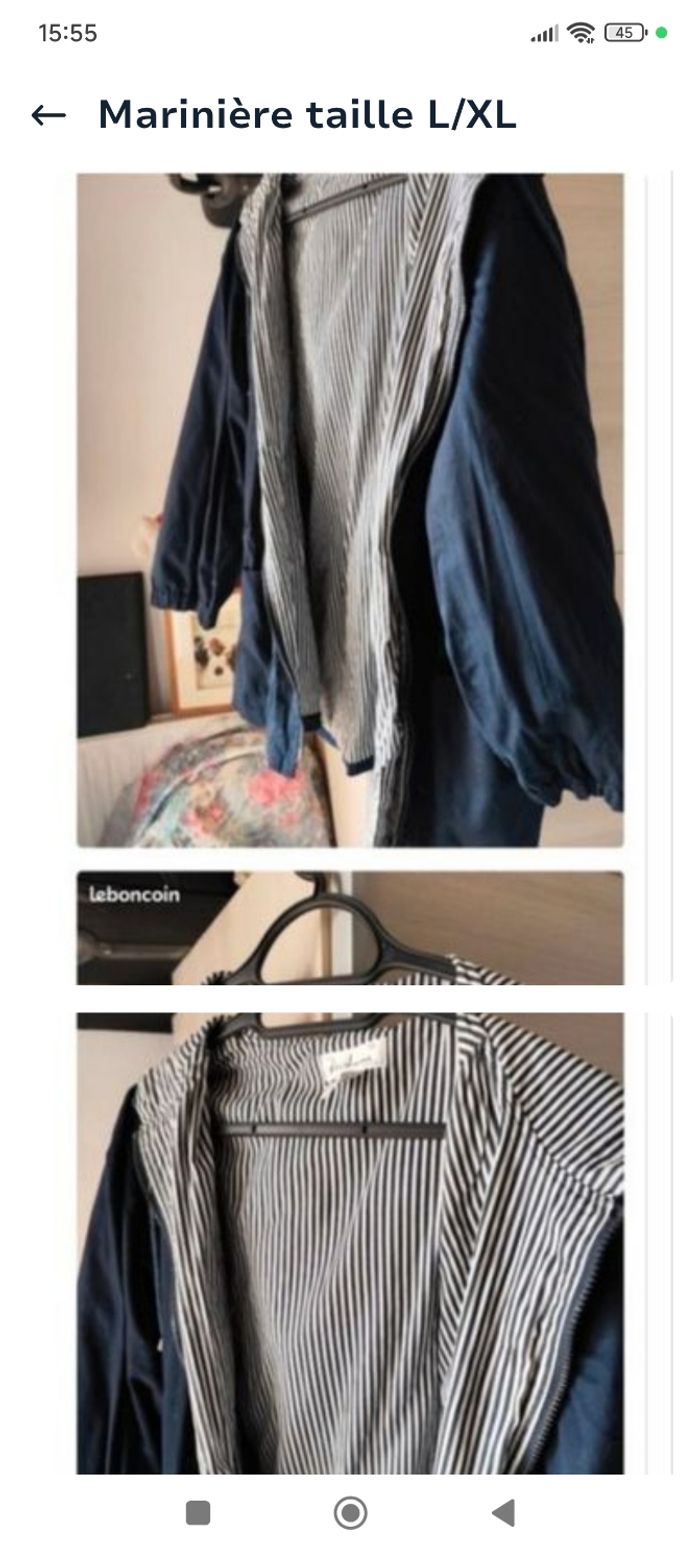 Marinière taille L/XL - photo numéro 2