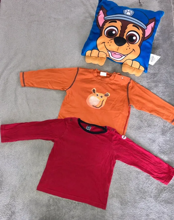 Lot T-shirt manches longues