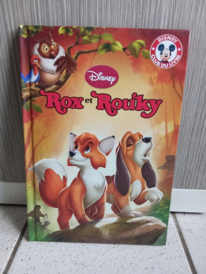 Livre Disney club du livre rox et rouky