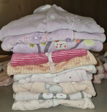 Lot pyjama velours Naissance