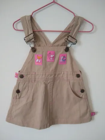 Salopette/robe en 100% coton
