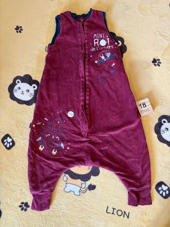 Gigoteuse turbulette 18/24 m petit béguin