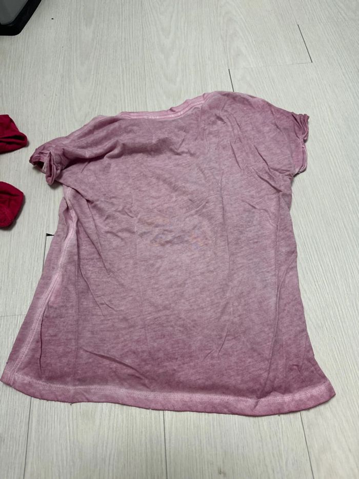 T-shirt violet, clair, Pepe jeans huit ans - photo numéro 4