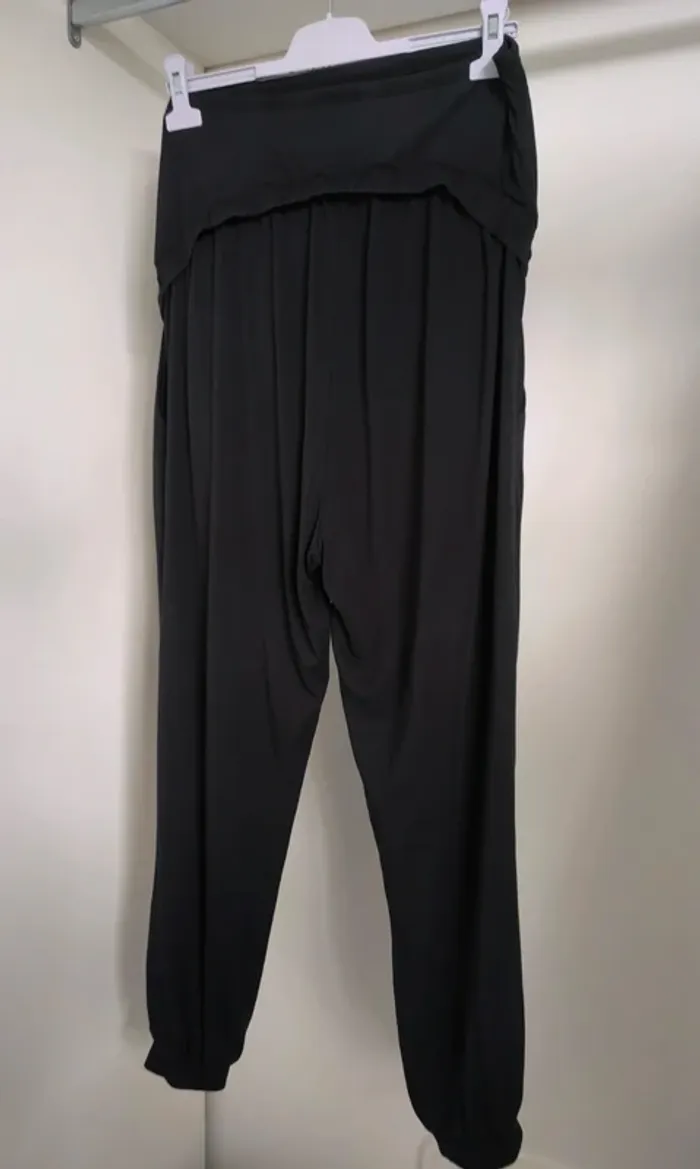 Pantalon léger / jogging noir grossesse maternité Even & Odd - Taille L - 42/44 - photo numéro 2